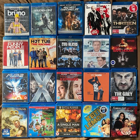 Blu-ray movies for sale