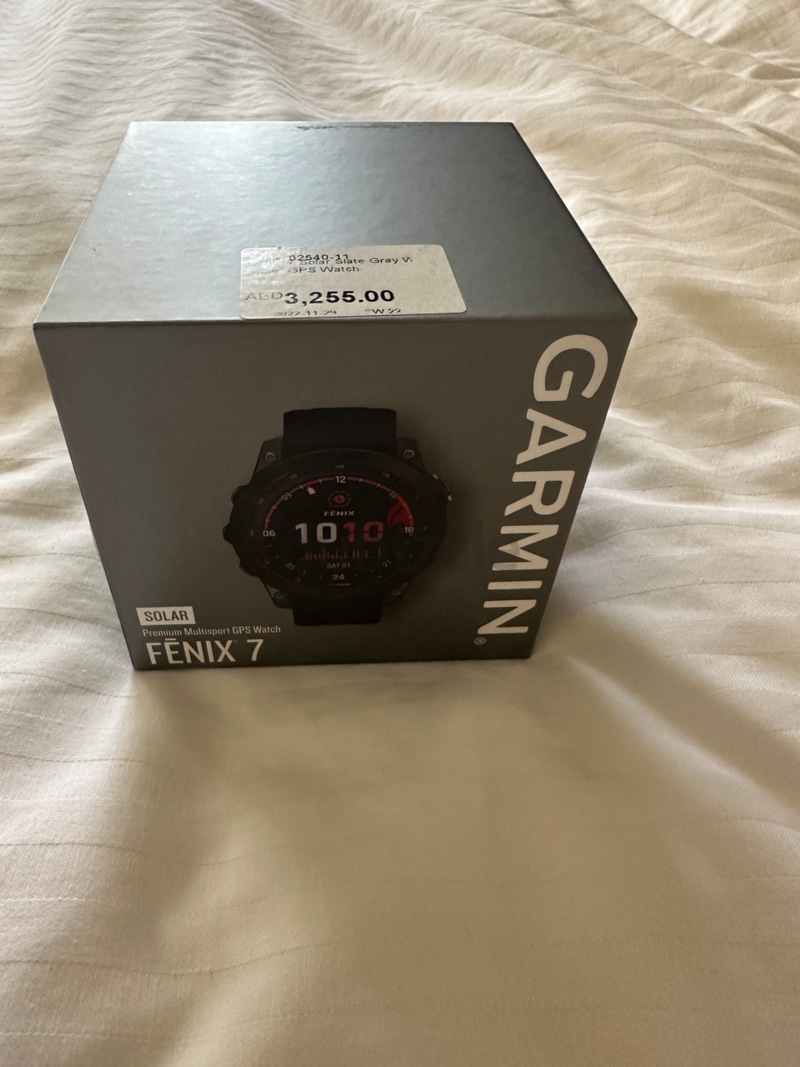 Garmin Fenix 7 Solar - Premium Multisport GPS Watch *20% discount* SEALED UNOPENED BOX-0