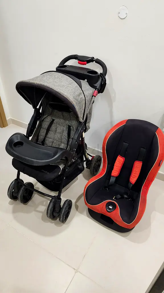 Baby stroller and car seats