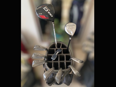 Wilson x TaylorMade Complete Golf Set RH Driver Wood Irons Putter Golf Bag