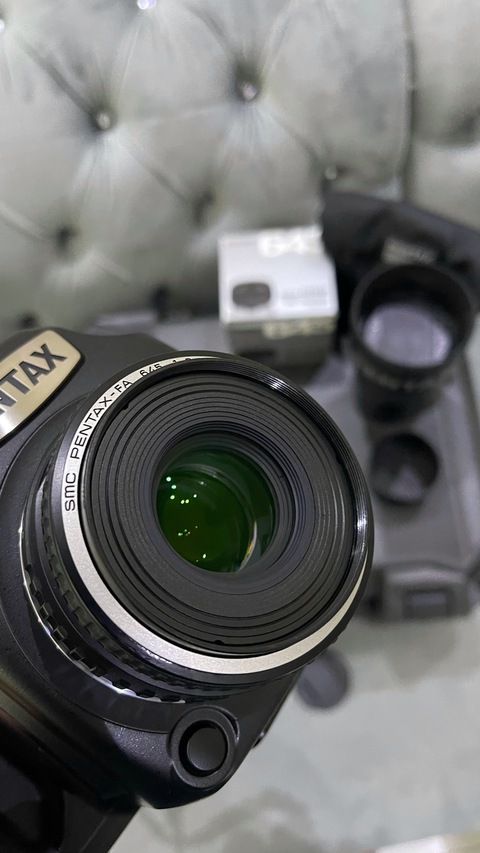 Pentax 645z with 75mm and 150mm 2.8 lenses