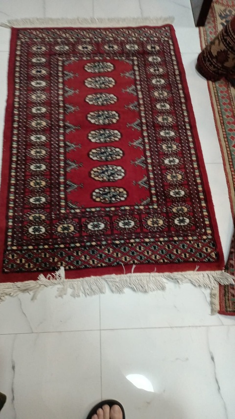 Small silk carpet