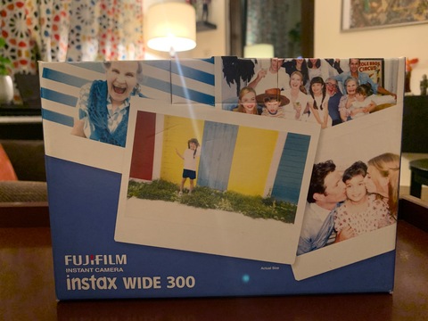 Fujifilm Instax Wide 300 Instant Print Camera Black/Silver