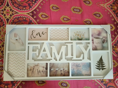 Beautiful family frame... Leaving country