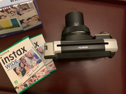 Fujifilm Instax Wide 300 Instant Print Camera Black/Silver