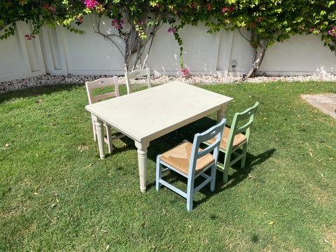 Kids table and chairs - Pottery Barn