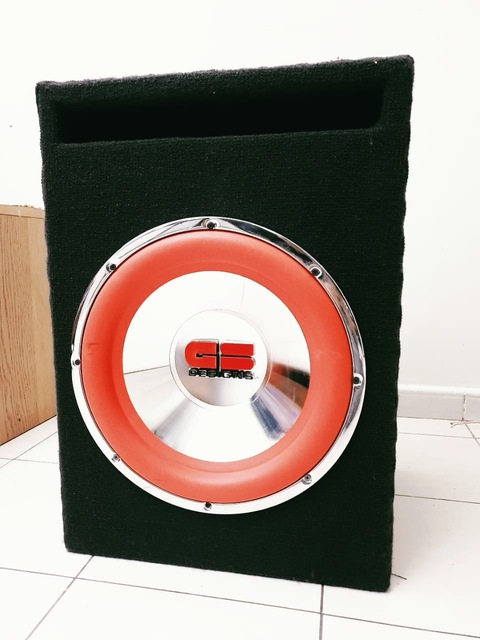 15 inch Car Subwoofer With MDF Box Poshish Finishes