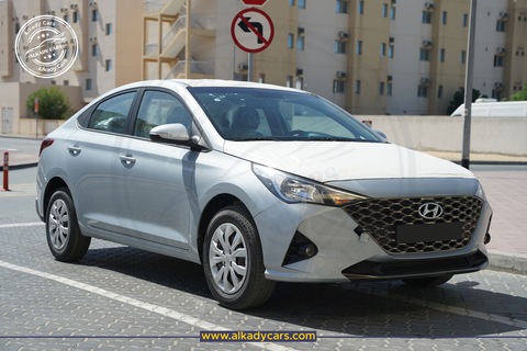 HYUNDAI ACCENT 1.6L PETROL MODEL 2023 GCC SPECS SILVER (FOR EXPORT ONLY)