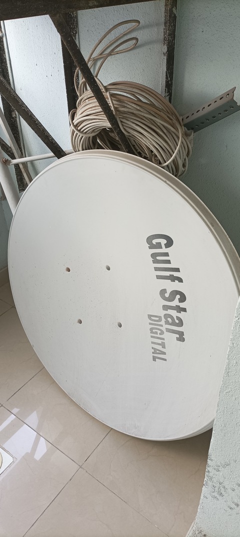 Dish TV Antenna and Cable