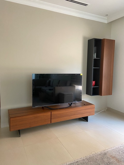 Bo Concept TV Unit and wall mounted cabinet