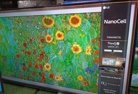 LG 50 NANO CELL UHD4k SAMART TV New