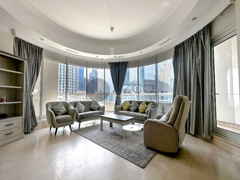 Fully Furnished | Marina View | On Low Floor