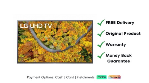 LG 43 inch Smart TV, New + FREE Delivery + Warranty