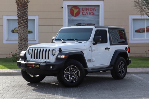 AED 2,285 monthly  | Agency Warranty | Flexible D.P. | Jeep Wrangler Sport 2020