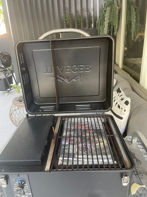 Traeger wood fire grill