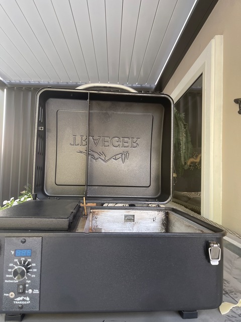 Traeger wood fire grill