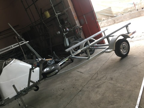 Jet ski trailer / boat trailer galvanized