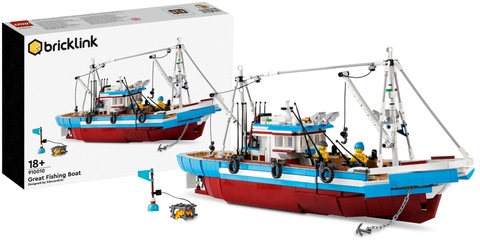 Lego bricklink special edition 910010 the great fishing boat