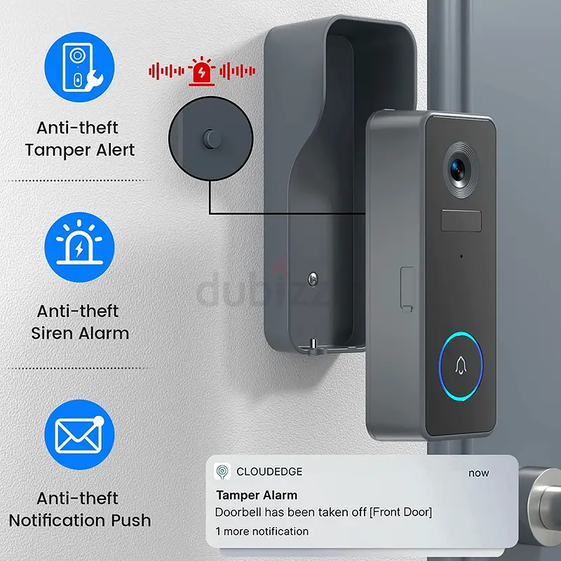 XTU [2022 Upgraded] Wireless WiFi Video Doorbell Camera