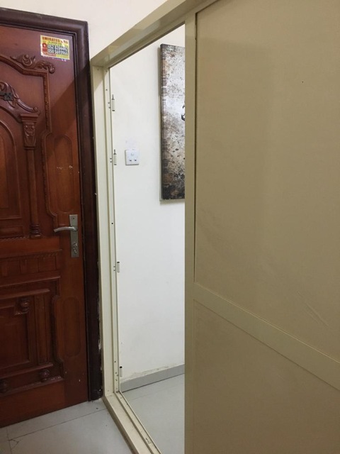Partition with door