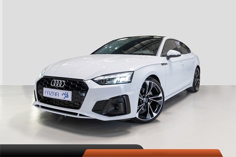 Audi A5 Sportback 40 TFSI S Line White - 2021 with Warranty and Service Contract