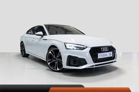 Audi A5 Sportback 40 TFSI S Line White - 2021 with Warranty and Service Contract
