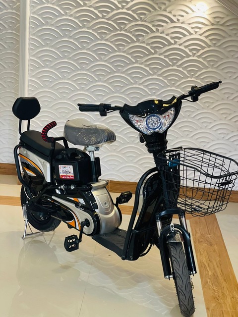 Grocery deleivery electric scooter with pedal and 2 seaters includes warranty