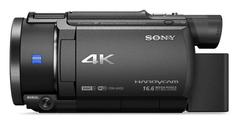 Sony AX53 4K Handycam  tripod