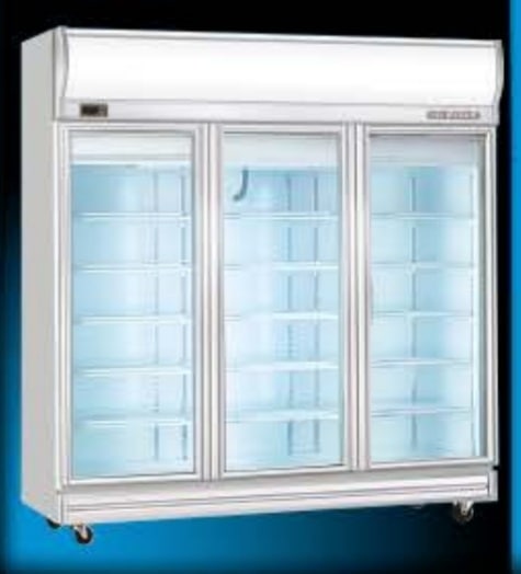 Commercial 3 Doors Standing Display Freezer