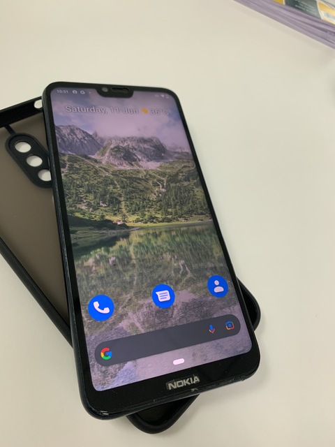 Nokia 6.1 Plus / Dual SIM / USB C ( headset , type c cable and back cover included )