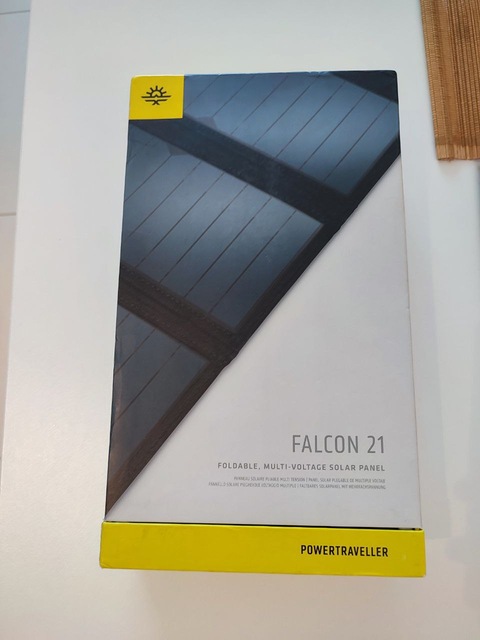 NEW Powertraveller Falcon 21 Solar Panel - Solar Charger