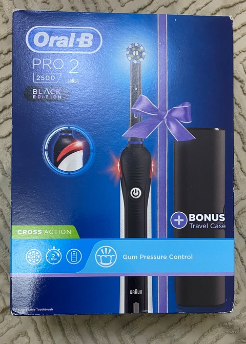 Brand new Oral-B Pro 2 (Black Edition) Rechargeable Toothbrush