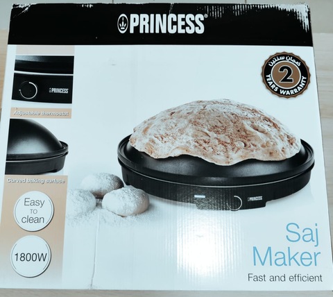 Brand new Saj, Nan Bread Maker, Princess Brand, 1800 watt