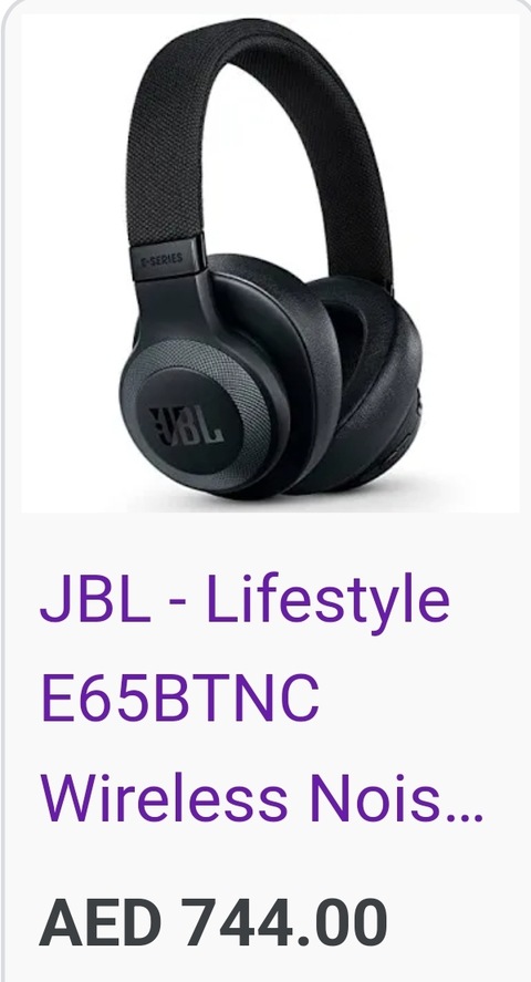 JBL E65BTNC Headphones