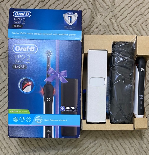 Brand new Oral-B Pro 2 (Black Edition) Rechargeable Toothbrush