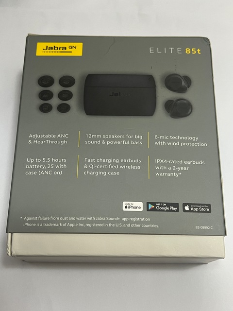 Jabra elite 85t Bluetooth earphone brand new with warranty