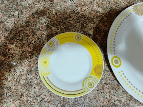 Breakable plates and saucers.. throw away  price