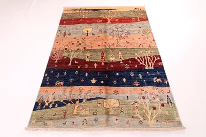 149 x 200 cm | landscape modern handmade carpet