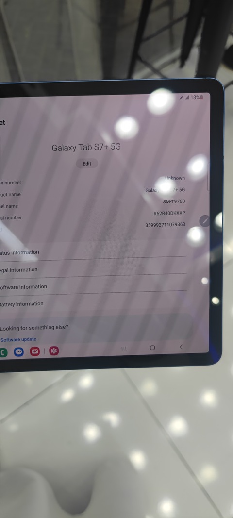 Samsung Galaxy Tab S7 plus 5G