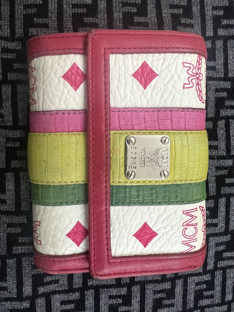 Mcm authentic compact wallet62932694984705114