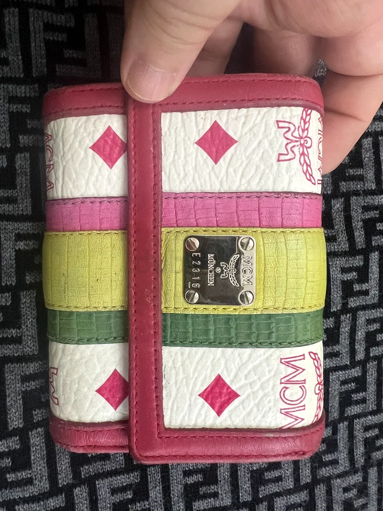Mcm authentic compact wallet62932694984705111