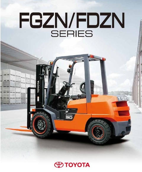 Toyota Z Series 3 Ton Diesel Forklift for Sale