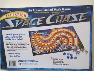 Addition, Subtraction, Place Value Math Game, Space Chase, Brand New