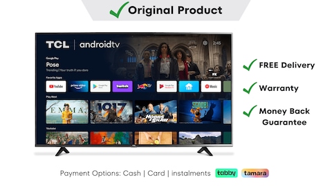 TCL 50 inch Android Smart TV - 4K, Brand New | WiFi | YouTube | Netflix | Google