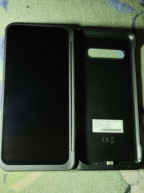 LG V60 THINQ 5G WITH DUAL SCREEN (128GB/8GB) BLUE,SINGLE SIM