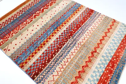 156 x 210 cm | 5.2 x 6.10 ft | New high quality art area rug | Afghan handmade carpet