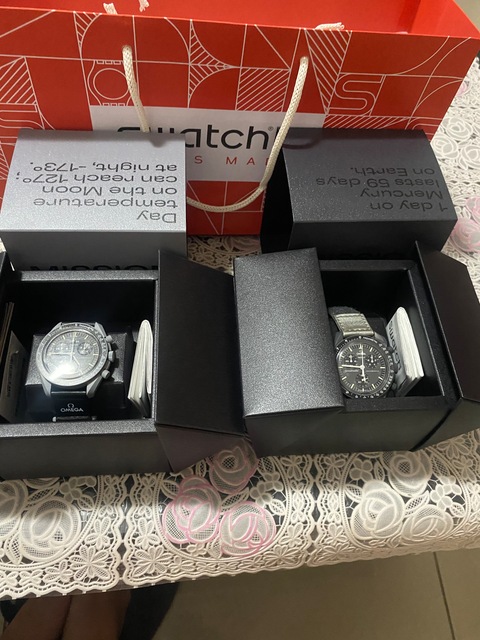 Swatch Omega Moon and Mercury