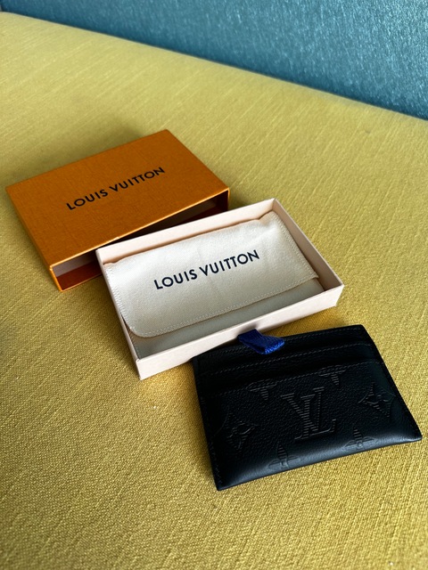 Black Louis Vuitton Wallet/Card Holder
