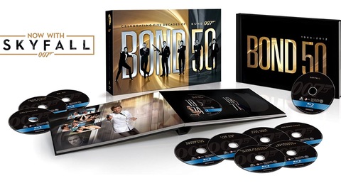 Bond 50: LIMITED EDITION COLLECTION [Blu-ray]. All 23 Bond Films Including Skyfall, plus Bonus Disc.