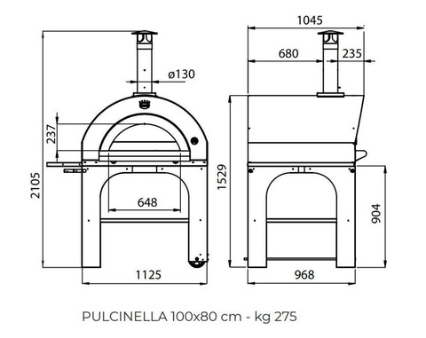 Clementi Pulcinella Pizza Oven
